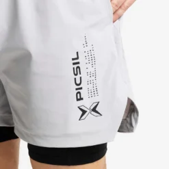 Shorts Con Malla Compresión 2 En 1 Hombre Premium 0.1 - L - Gris -Deporte Total Shop shorts con malla compresion 2 en 1 hombre premium 01 l gris 3