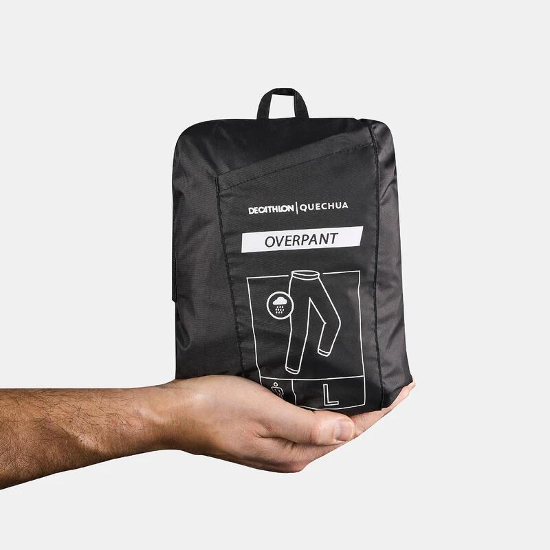 Sobrepantalón Impermeable Montaña Y Trekking Hombre Quechua NH500 2 Sobrepantalón Impermeable Montaña Y Trekking Hombre Quechua NH500 - Imagen 2