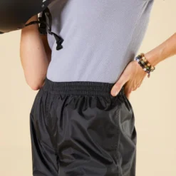 BTWIN SOBREPANTALÓN LLUVIA BICICLETA URBANA 100 NEGRO -Deporte Total Shop sobrepantalon lluvia bicicleta urbana 100 negro 3