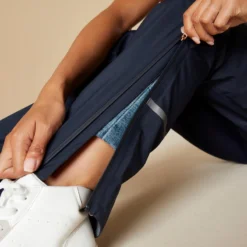 BTWIN SOBREPANTALÓN LLUVIA CICLISMO URBANO 900 AZUL MUJER -Deporte Total Shop sobrepantalon lluvia ciclismo urbano 900 azul mujer 2