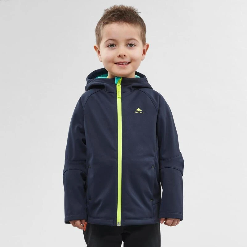 Quechua Softshell De Montaña Y Trekking NIños 2-6 Años Quecha MH550 Azul 1 Quechua Softshell De Montaña Y Trekking NIños 2-6 Años Quecha MH550 Azul