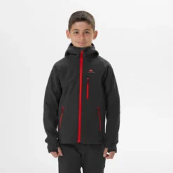 Quechua Softshell De Montaña Y Trekking NIños 7-15 Años Quehcua MH550 Gris