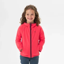 Softshell Montaña Y Trekking Niños 2-6 Años Quechua MH550 Rosa
