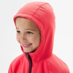 Softshell Montaña Y Trekking Niños 2-6 Años Quechua MH550 Rosa -Deporte Total Shop softshell montaa y trekking nios 2 6 aos quechua mh550 rosa 3