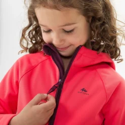 Softshell Montaña Y Trekking Niños 2-6 Años Quechua MH550 Rosa -Deporte Total Shop softshell montaa y trekking nios 2 6 aos quechua mh550 rosa 4