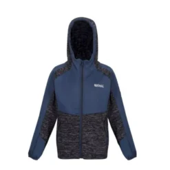 Regatta Sudadera Con Cremallera Dissolver VI Jaspeada De Polar Para Niños/Niñas Negro, -Deporte Total Shop sudadera con cremallera dissolver vi jaspeada de polar para niosnias marino