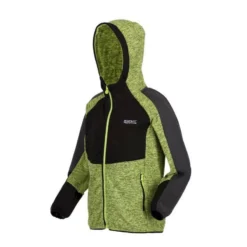 Regatta Sudadera Con Cremallera Dissolver VI Jaspeada De Polar Para Niños/Niñas Negro, -Deporte Total Shop sudadera con cremallera dissolver vi jaspeada de polar para niosnias negro 2