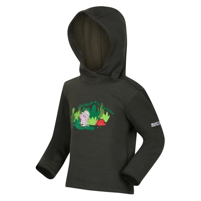 Regatta Sudadera De Peppa Pig Selva Para Niños/Niñas Caqui Oscuro 4 Regatta Sudadera De Peppa Pig Selva Para Niños/Niñas Caqui Oscuro - Imagen 4