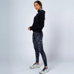 Sudadera Hoodie Running De Poliéster Reciclado Para Mujer TRR Negra