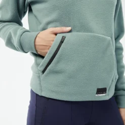 Sudadera Polar De Montaña Y Trekking Con Capucha Mujer Quechua MH100 Hoodie -Deporte Total Shop sudadera polar de montaa y trekking con capucha mujer quechua mh100 hoodie 3