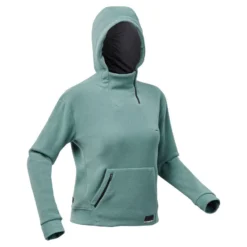 Sudadera Polar De Montaña Y Trekking Con Capucha Mujer Quechua MH100 Hoodie -Deporte Total Shop sudadera polar de montaa y trekking con capucha mujer quechua mh100 hoodie 4