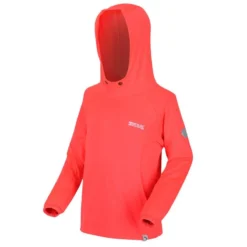 Regatta Sudadera Polar Eugina Con Capucha Para Niños Niñas Coral Fuego -Deporte Total Shop sudadera polar eugina con capucha para nios nias coral fuego 2