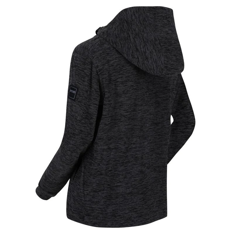 Regatta Sudadera Polar Ligera Kade Con Capucha Para Niños Niñas Gris Jaspeado Seal 3 Regatta Sudadera Polar Ligera Kade Con Capucha Para Niños Niñas Gris Jaspeado Seal - Imagen 3
