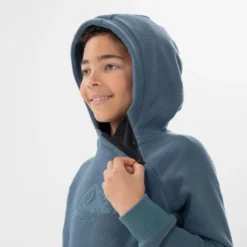 Quechua Sudadera Polar Senderismo Gris Oscuro - Niños 7-15 Años -Deporte Total Shop sudadera polar senderismo gris oscuro nios 7 15 aos 2