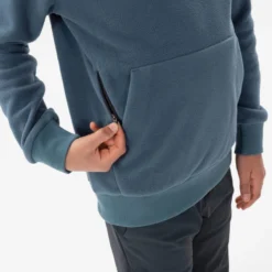 Quechua Sudadera Polar Senderismo Gris Oscuro - Niños 7-15 Años -Deporte Total Shop sudadera polar senderismo gris oscuro nios 7 15 aos 3