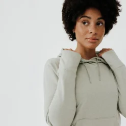 Kalenji Sudadera Running Con Capucha Cálida Mujer Hood 500 Gris -Deporte Total Shop sudadera running con capucha calida mujer hood 500 gris 4