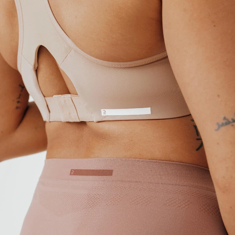 Kalenji SUJETADOR-TOP DEPORTIVO NUDE CONFORT SUJECIÓN ALTA 2 Kalenji SUJETADOR-TOP DEPORTIVO NUDE CONFORT SUJECIÓN ALTA - Imagen 2