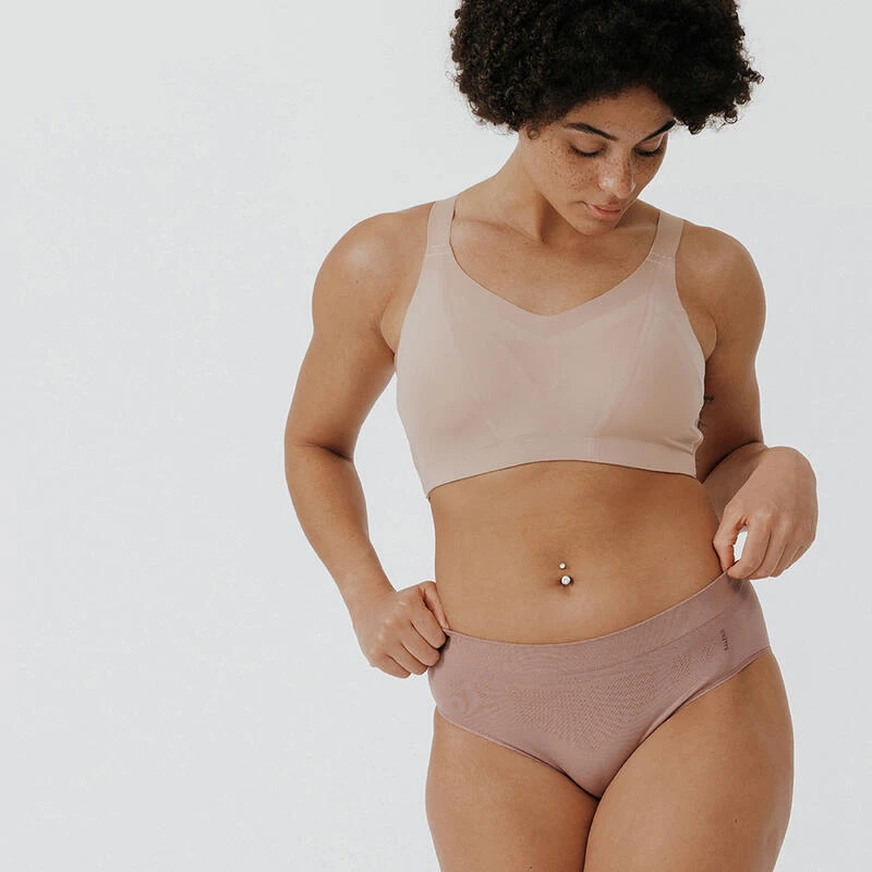 Kalenji SUJETADOR-TOP DEPORTIVO NUDE CONFORT SUJECIÓN ALTA 4 Kalenji SUJETADOR-TOP DEPORTIVO NUDE CONFORT SUJECIÓN ALTA - Imagen 4