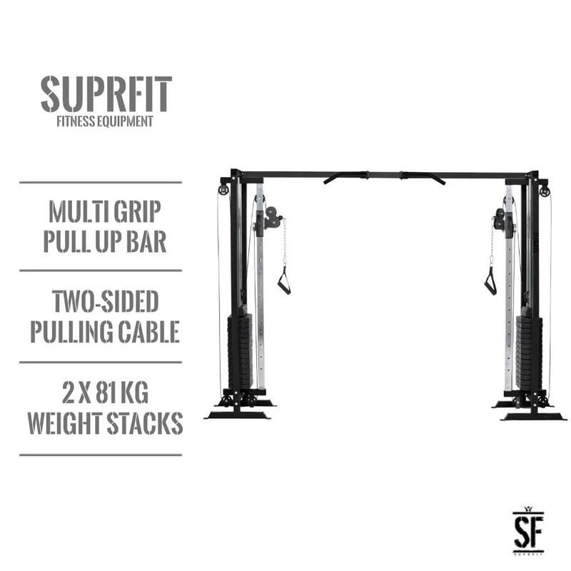 Supfit Hallador Cable Pull Tower- Basement Edition - Negro 2 Supfit Hallador Cable Pull Tower- Basement Edition - Negro - Imagen 2