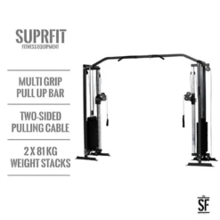 Supfit Hallador Cable Pull Tower Negro -Deporte Total Shop supfit hallador cable pull tower negro 2