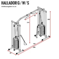 Supfit Hallador Cable Pull Tower Negro -Deporte Total Shop supfit hallador cable pull tower negro 4