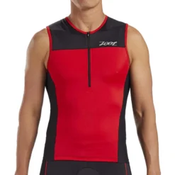 Top De Triatlón Hombre Core Triathlon Tank - Cardinal ZOOT