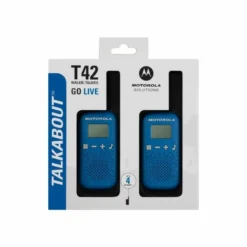 WalkieTalkie Pack 2 Motorola T42 Azul 9 WalkieTalkie Pack 2 Motorola T42 Azul -Deporte Total Shop walkietalkie pack 2 motorola t42 azul 4