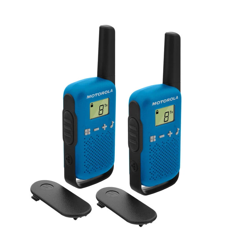 WalkieTalkie Pack 2 Motorola T42 Azul 1 WalkieTalkie Pack 2 Motorola T42 Azul
