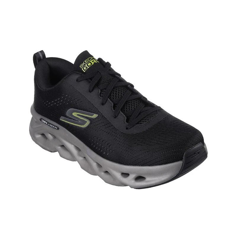 Zapatillas Caminar Hombre SKECHERS Go Run Swirl Tech Negro 2 Zapatillas Caminar Hombre SKECHERS Go Run Swirl Tech Negro - Imagen 2