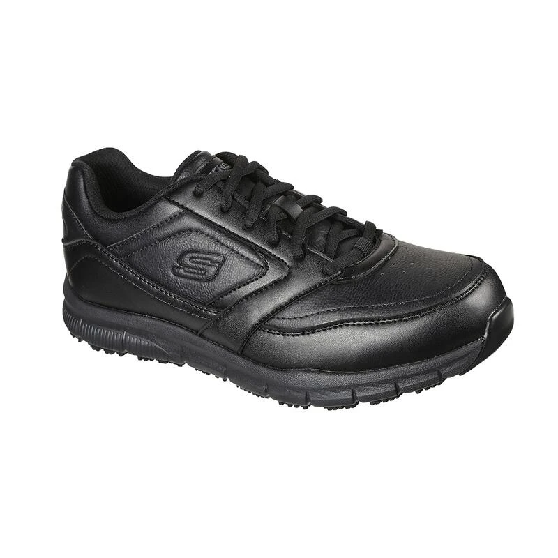 Zapatillas Caminar Hombre SKECHERS Work Relaxe Fit Nampa Sr Negro 2 Zapatillas Caminar Hombre SKECHERS Work Relaxe Fit Nampa Sr Negro - Imagen 2