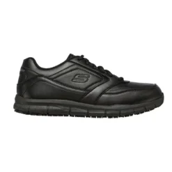Zapatillas Caminar Hombre SKECHERS Work Relaxe Fit Nampa Sr Negro