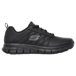 Zapatillas Caminar Mujer SKECHERS Work Relaxed Fit Sure Track Negro