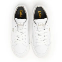 Zapatillas De Lona Para Mujer Lois 61326 Blancas Con Suela Antideslizante -Deporte Total Shop zapatillas de lona para mujer lois 61326 blancas con suela antideslizante 3